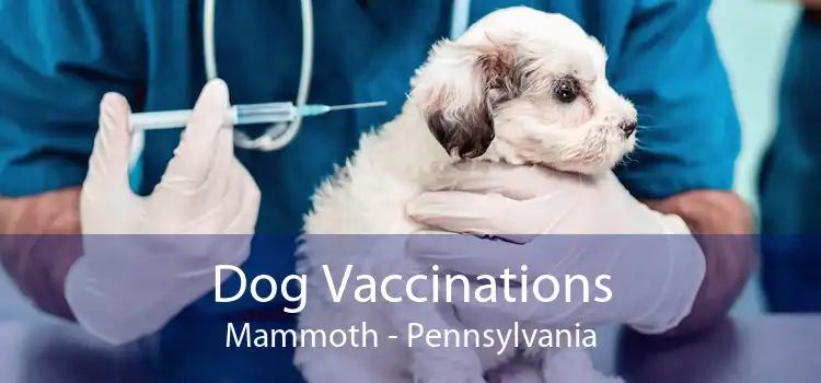 Dog Vaccinations Mammoth - Pennsylvania