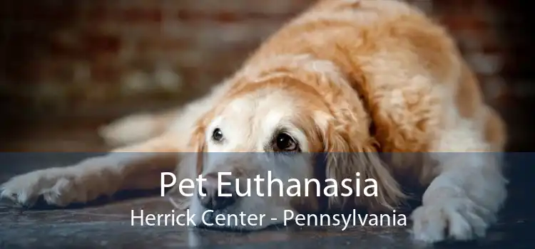 Pet Euthanasia Herrick Center - Pennsylvania