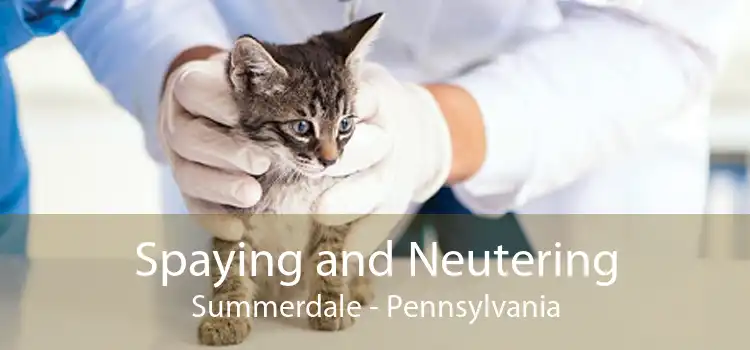 Spaying and Neutering Summerdale - Pennsylvania